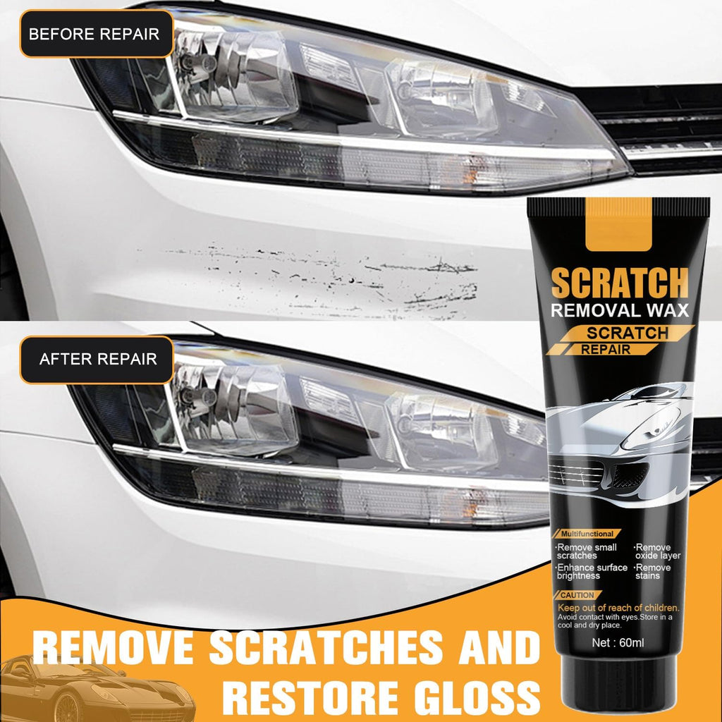 2 Set 2026 New Car Scratch Removal Wax, Scratch Remover for Vehicles, Car Scratch Repair Paste with Sponge, Car Polishing Wax Scratchs Remover Cars Paint Scratchs Repair Kit for Deep Scratches