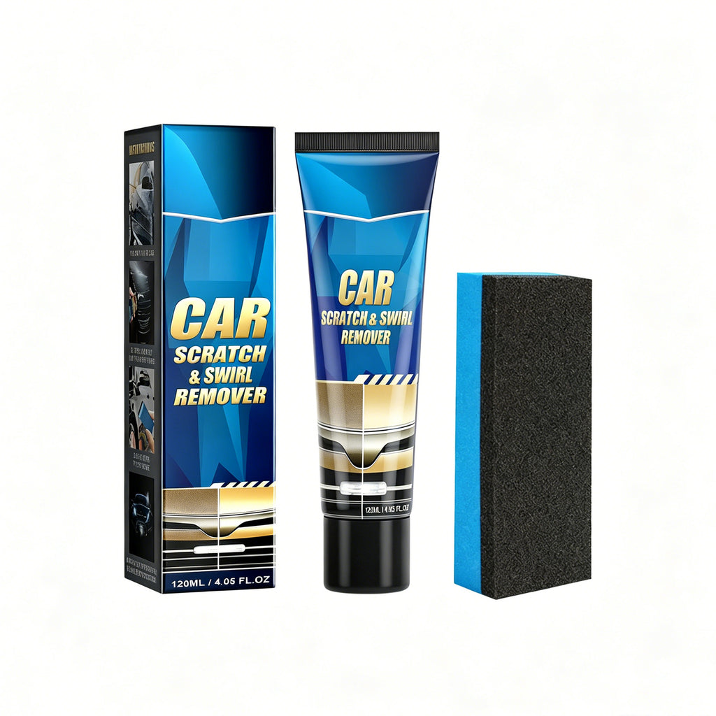 GuardTek Car Scratch Remover Kit — cream tube with applicator sponge and premium box